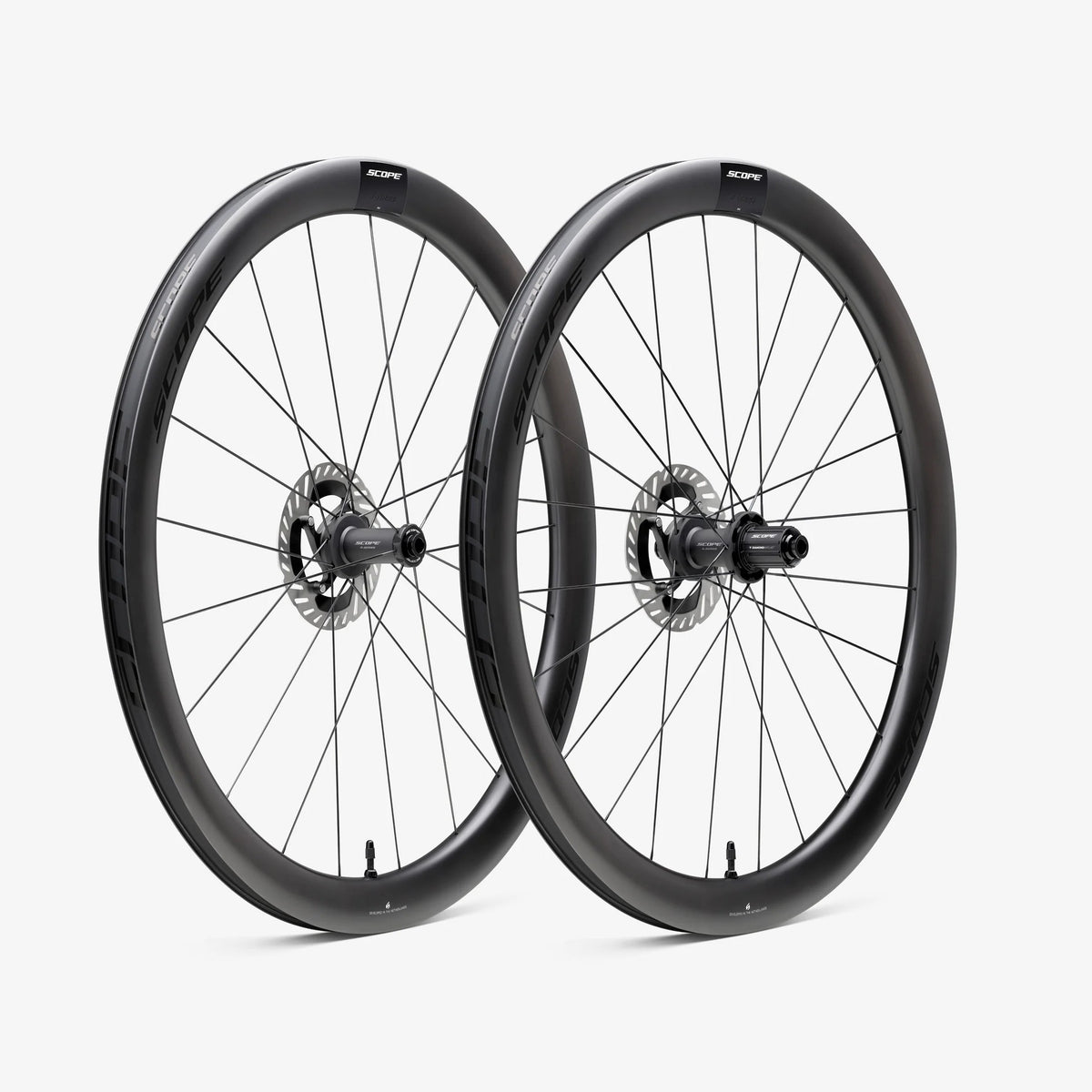 SCOPE Race R4 Tubeless Ready (Centerlock) Wheelset Black