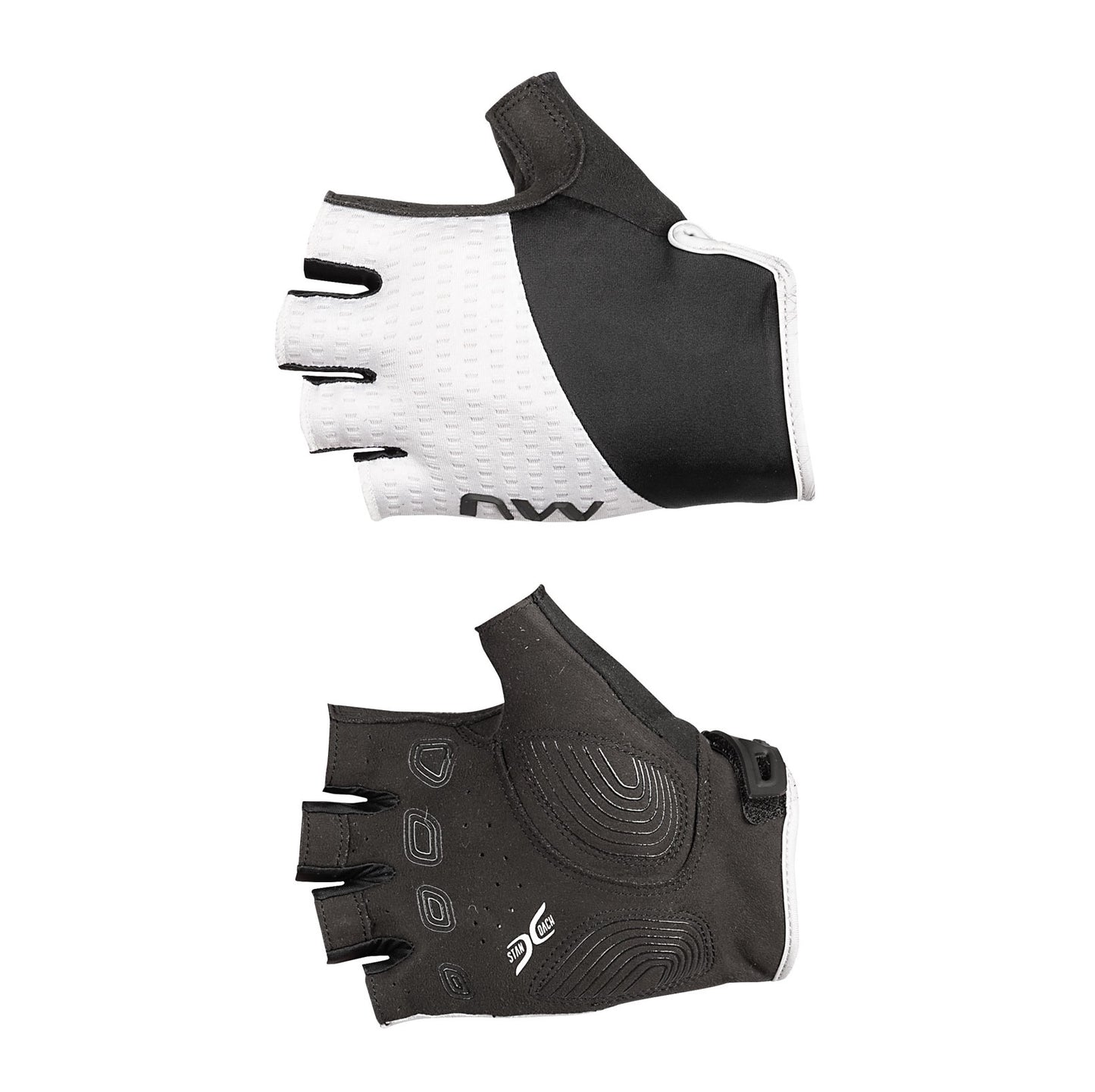 NORTHWAVE FAST Grey Light/Black Short Gloves