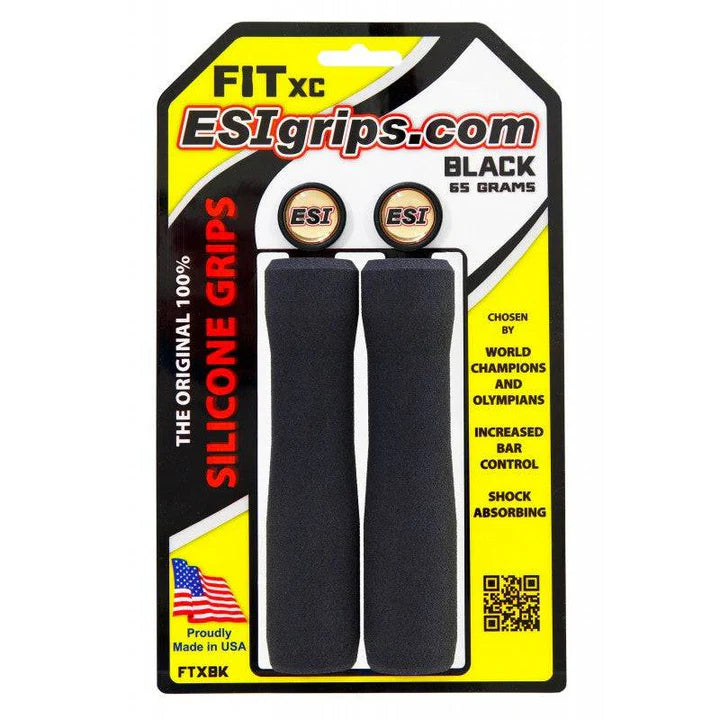 ESI FIT XC Grips (EXTRA CHUNKY/CHUNKY COMBO) 130 mm Black
