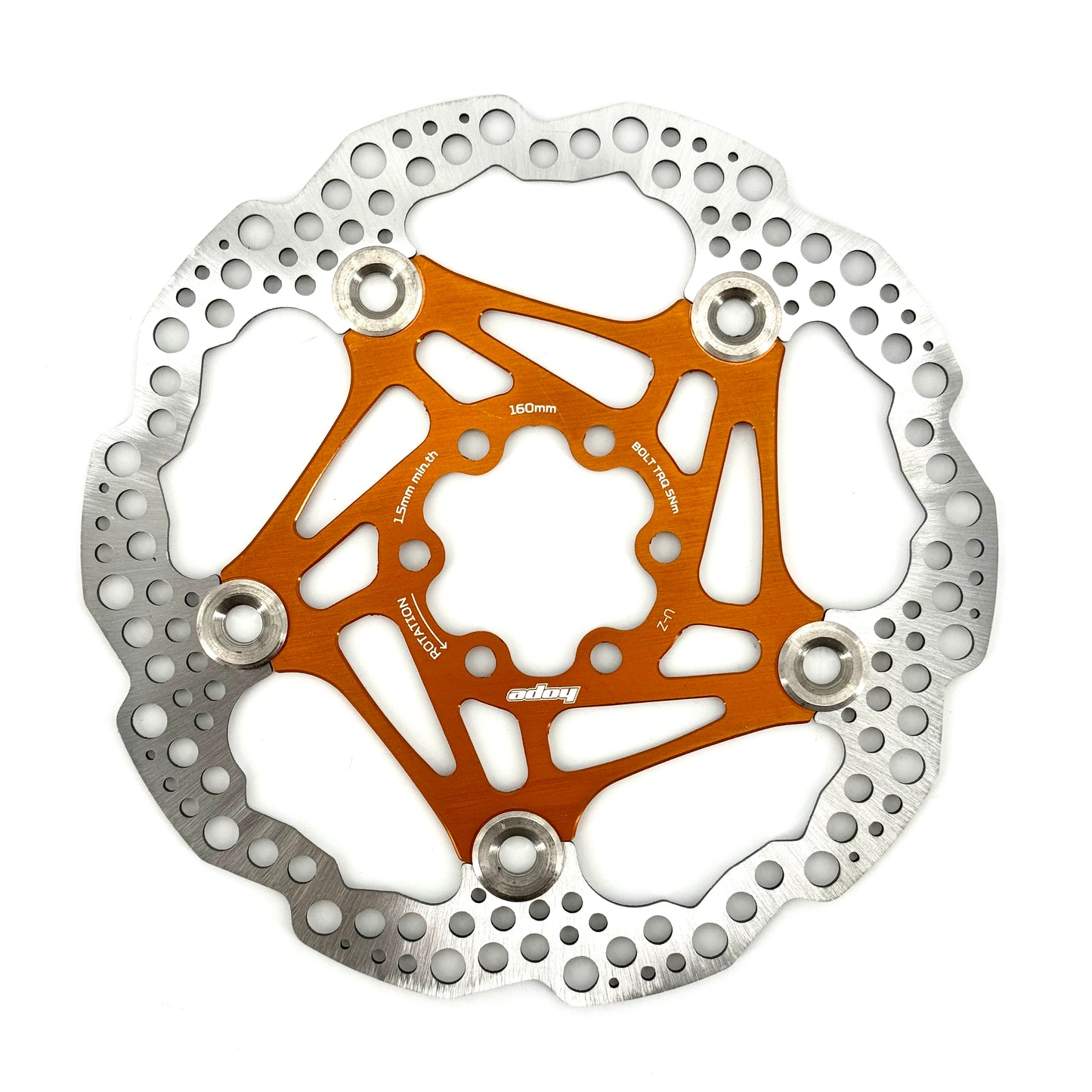 HOPE X2/E4/V4 6-Hole Floating Disc Orange