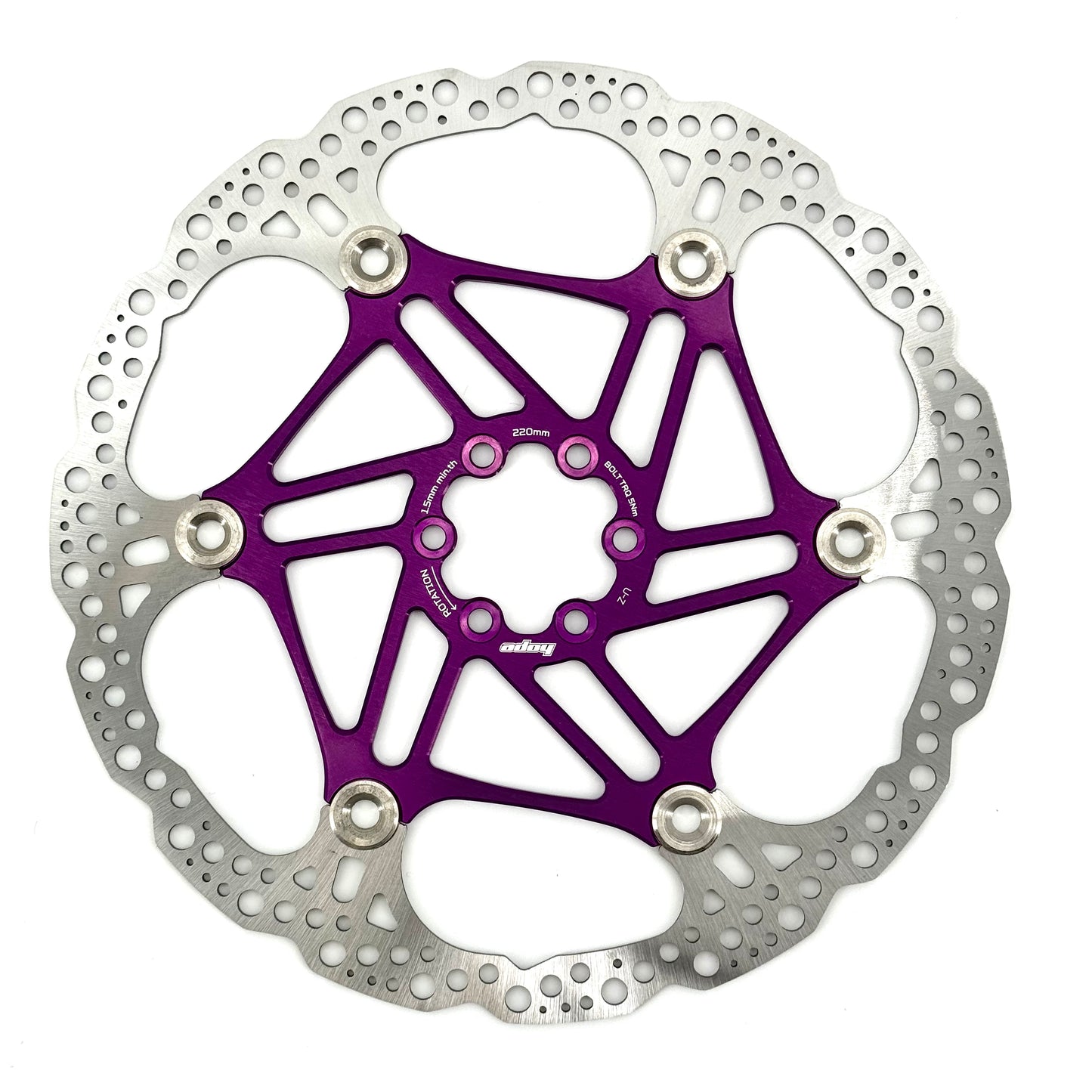 HOPE X2/E4/V4 6-Hole Floating Disc Violet