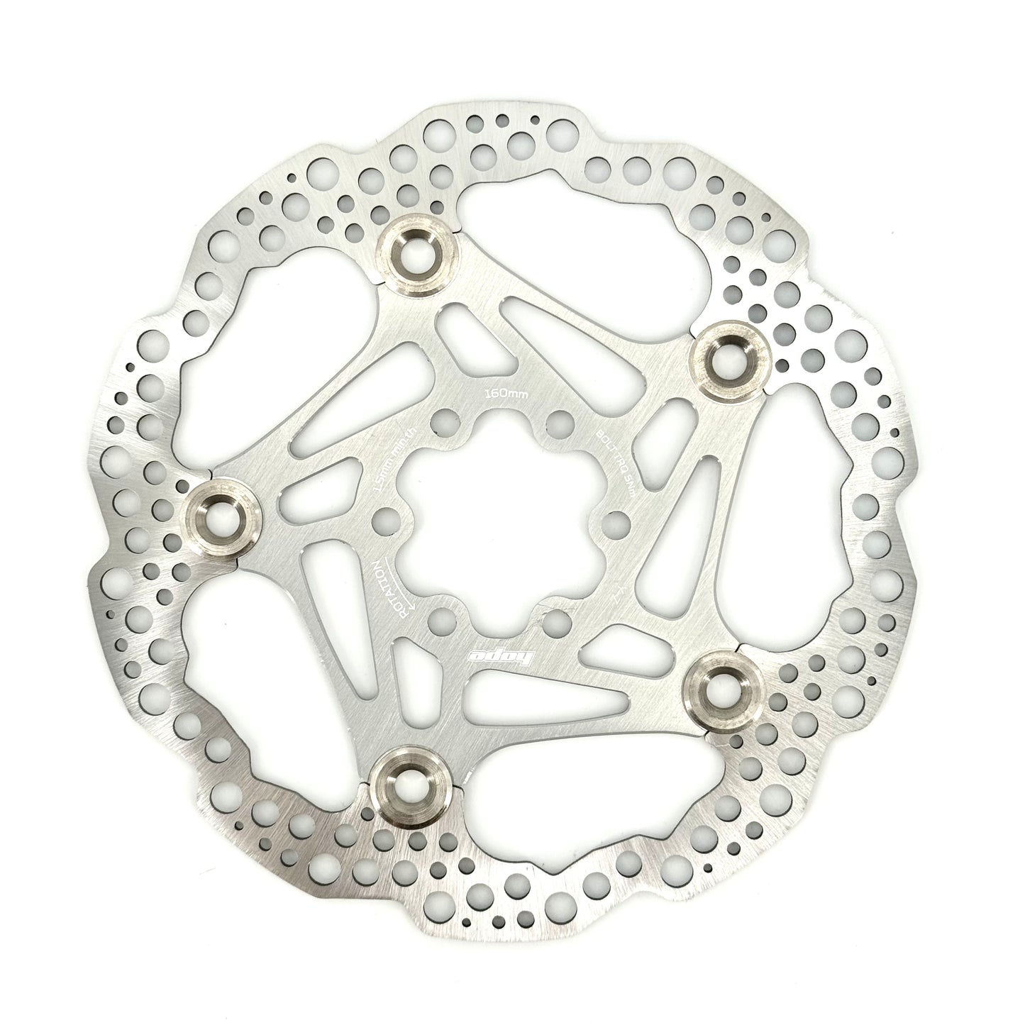 HOPE X2/E4/V4 6-Hole Floating Disc Silver