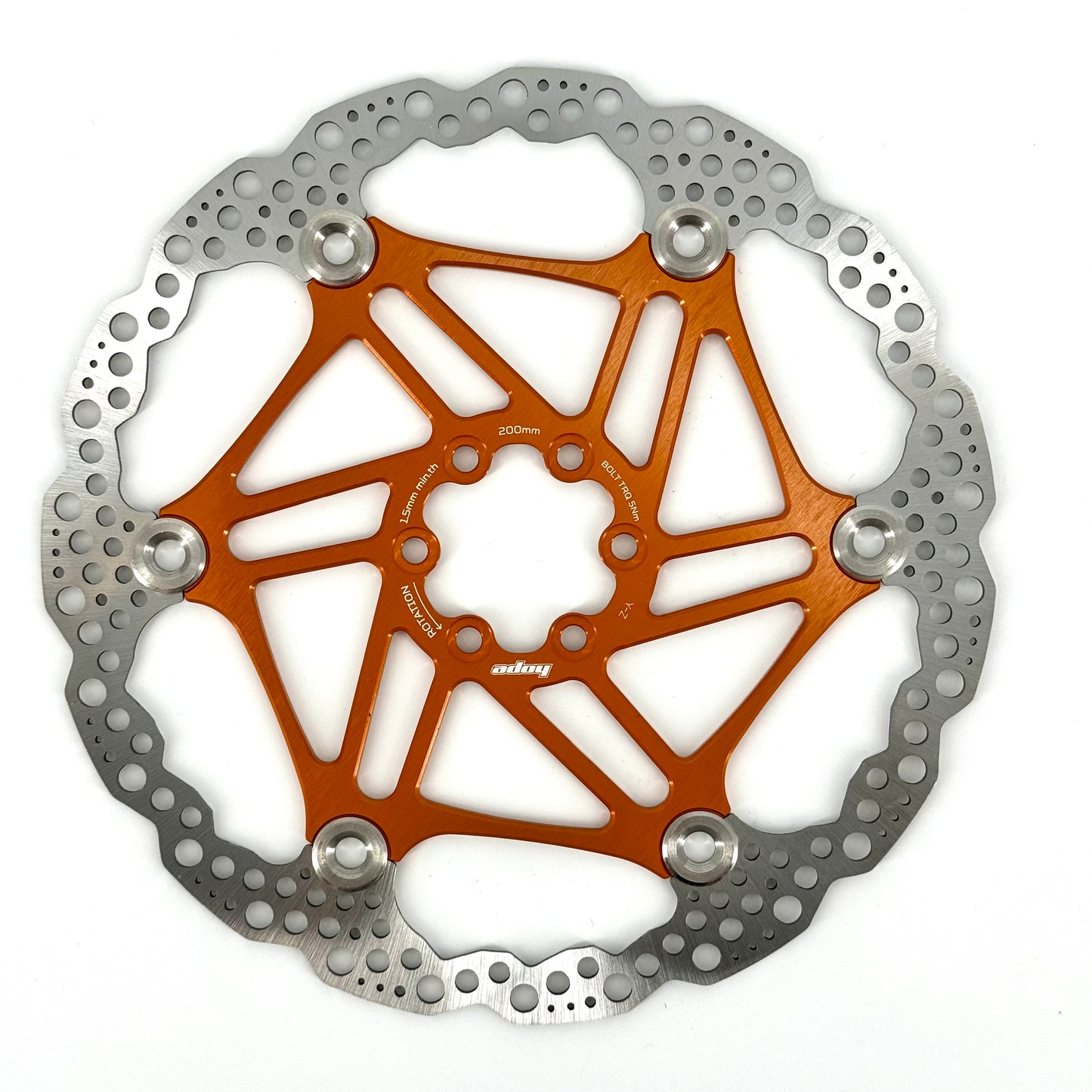 HOPE X2/E4/V4 6-Hole Floating Disc Orange