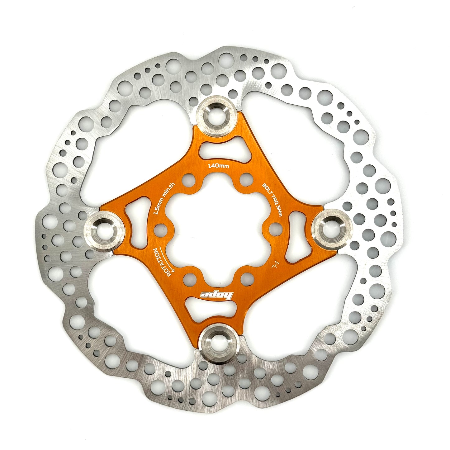 HOPE X2/E4/V4 6-Hole Floating Disc Orange