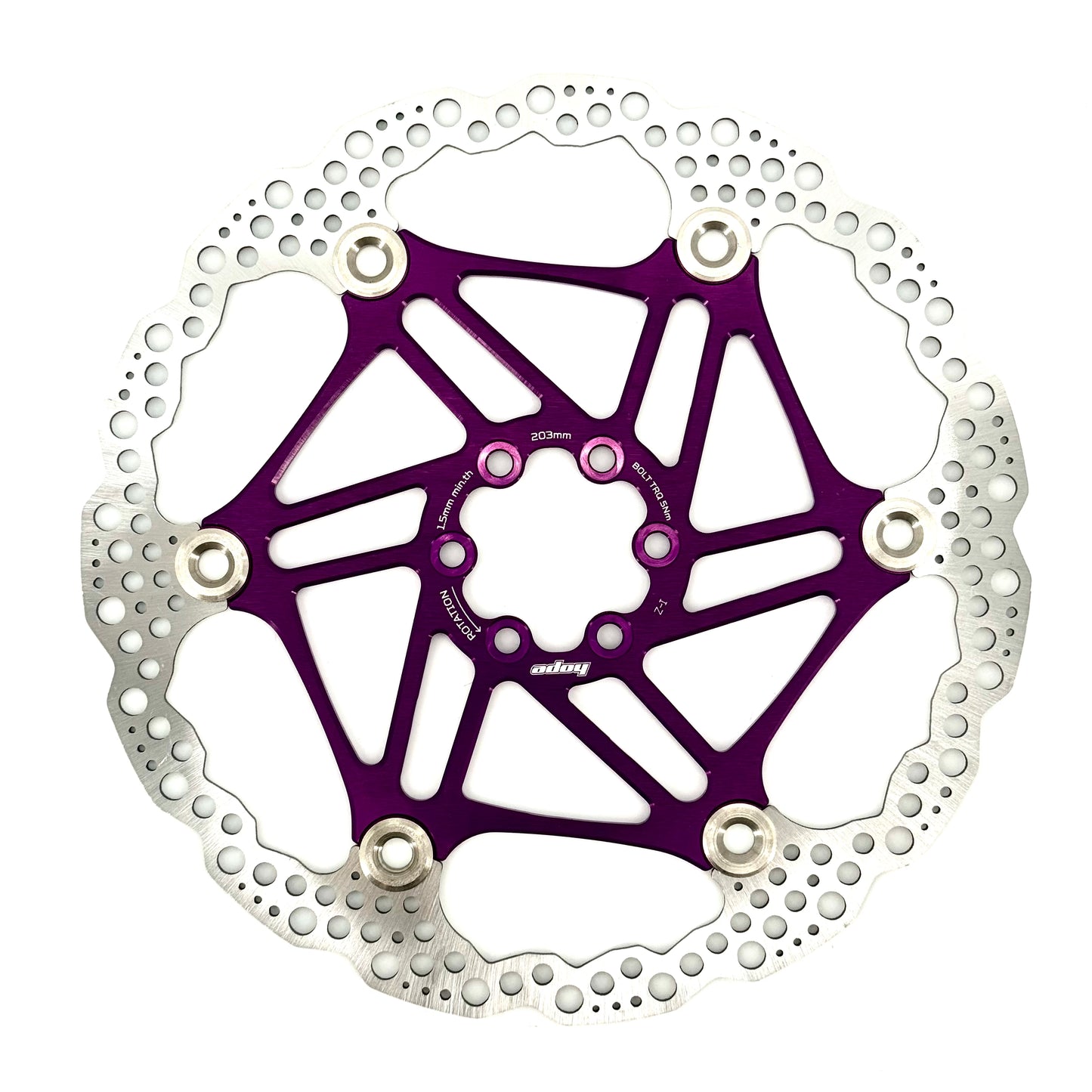 HOPE X2/E4/V4 6-Hole Floating Disc Violet