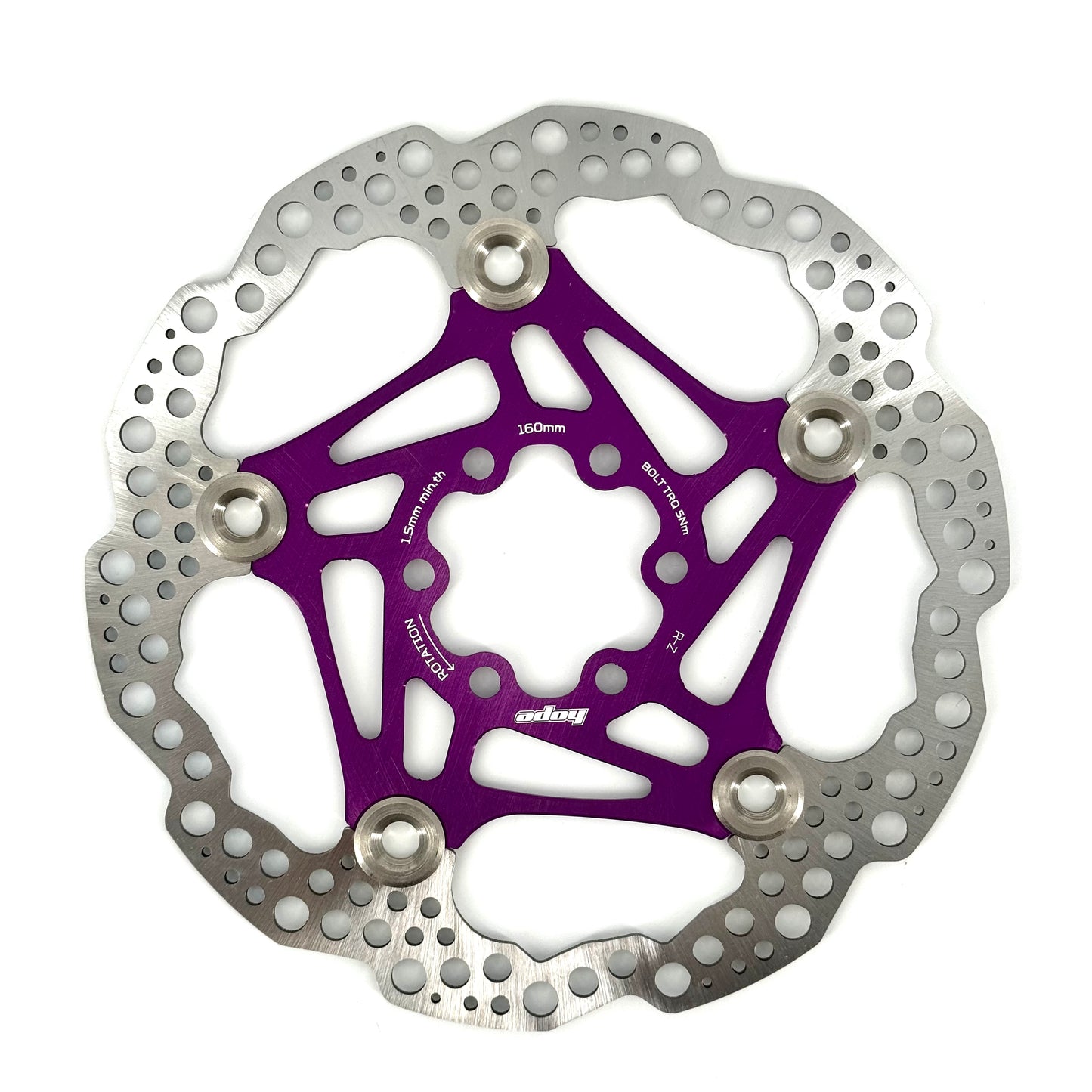 HOPE X2/E4/V4 6-Hole Floating Disc Violet