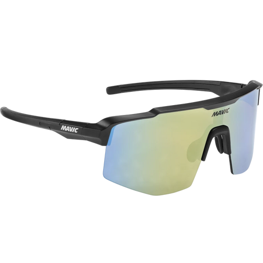MAVIC MVS SHIELD Goggles Black Gold/Blue Lens
