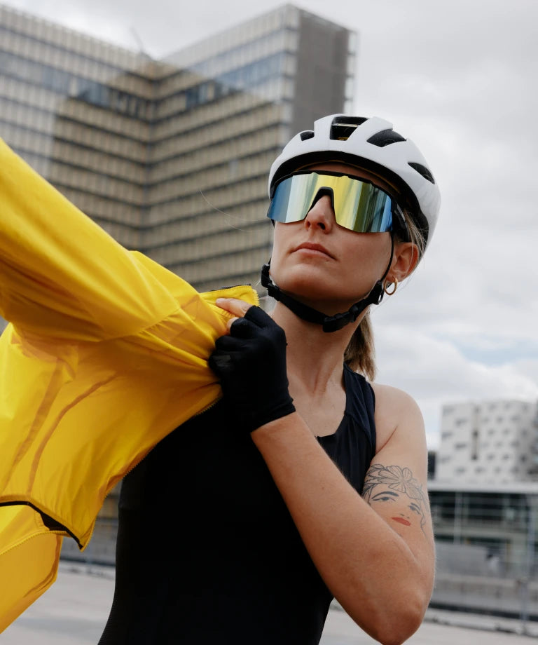 MAVIC MVS SHIELD Goggles Black Gold/Blue Lens