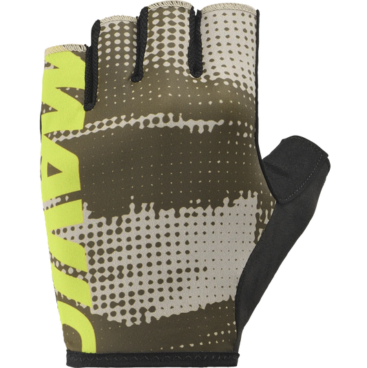 MAVIC ESSENTIAL PADDED GRAPHIC Short Gloves Khaki