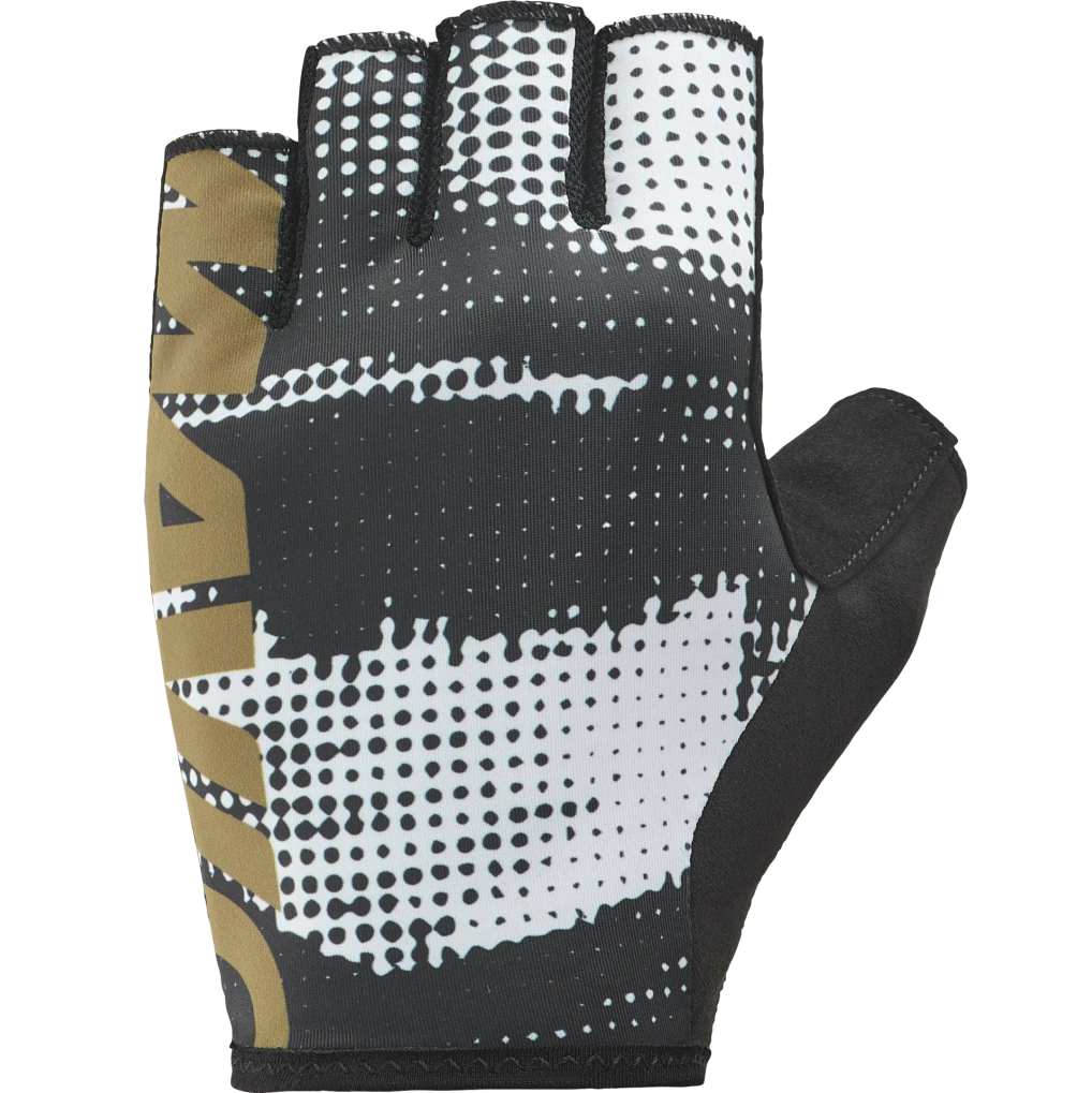 MAVIC ESSENTIAL PADDED GRAPHIC Short Gloves Black/White