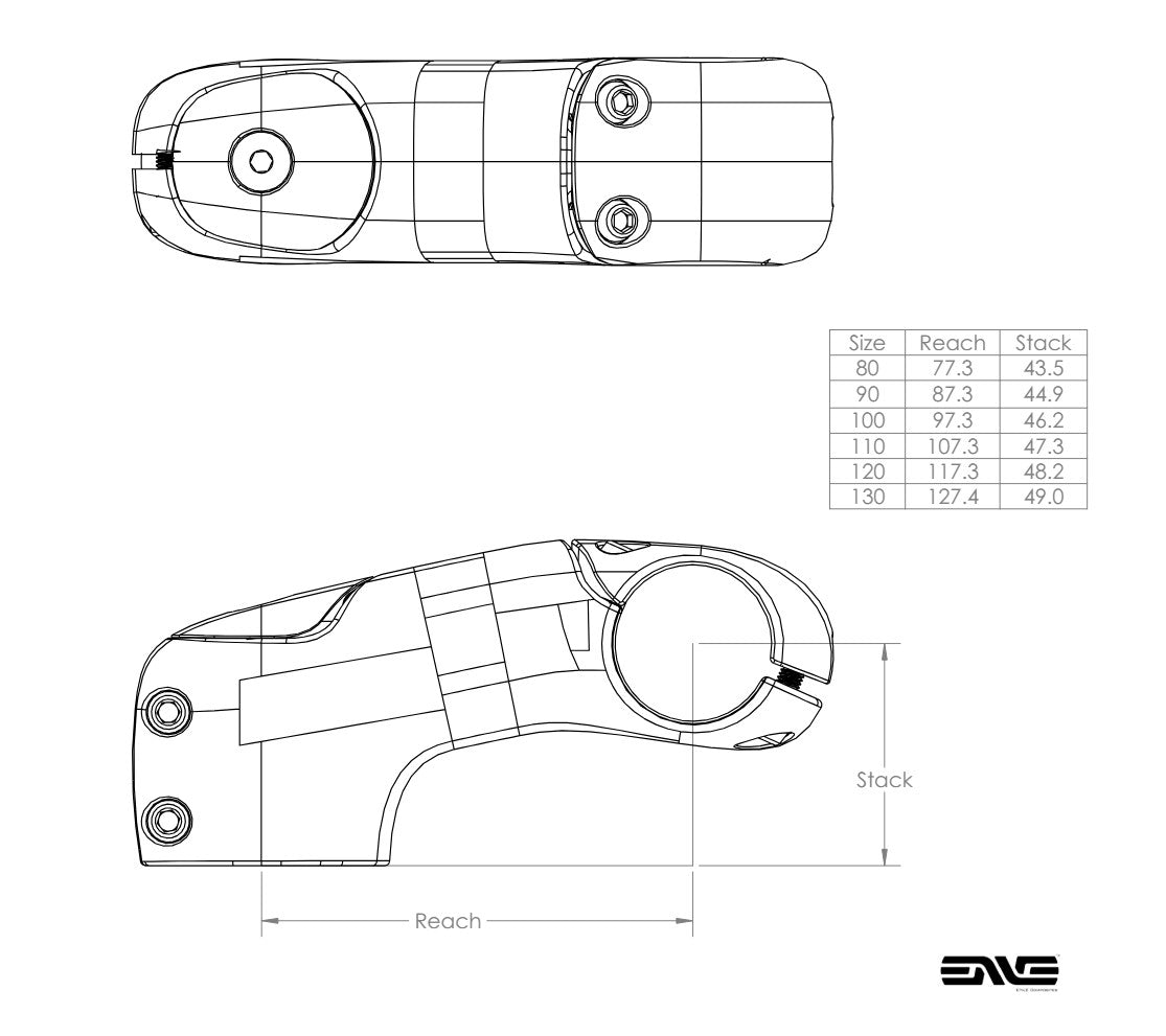 ENVE Stem Internal Passage High Rise