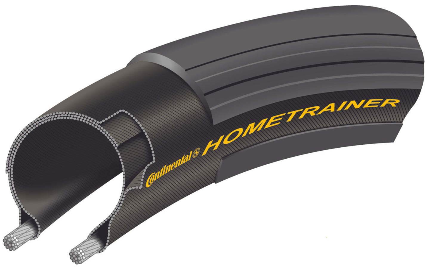 Home Trainer Tire CONTINENTAL HOMETRAINER II 700x23c TubeType Soft