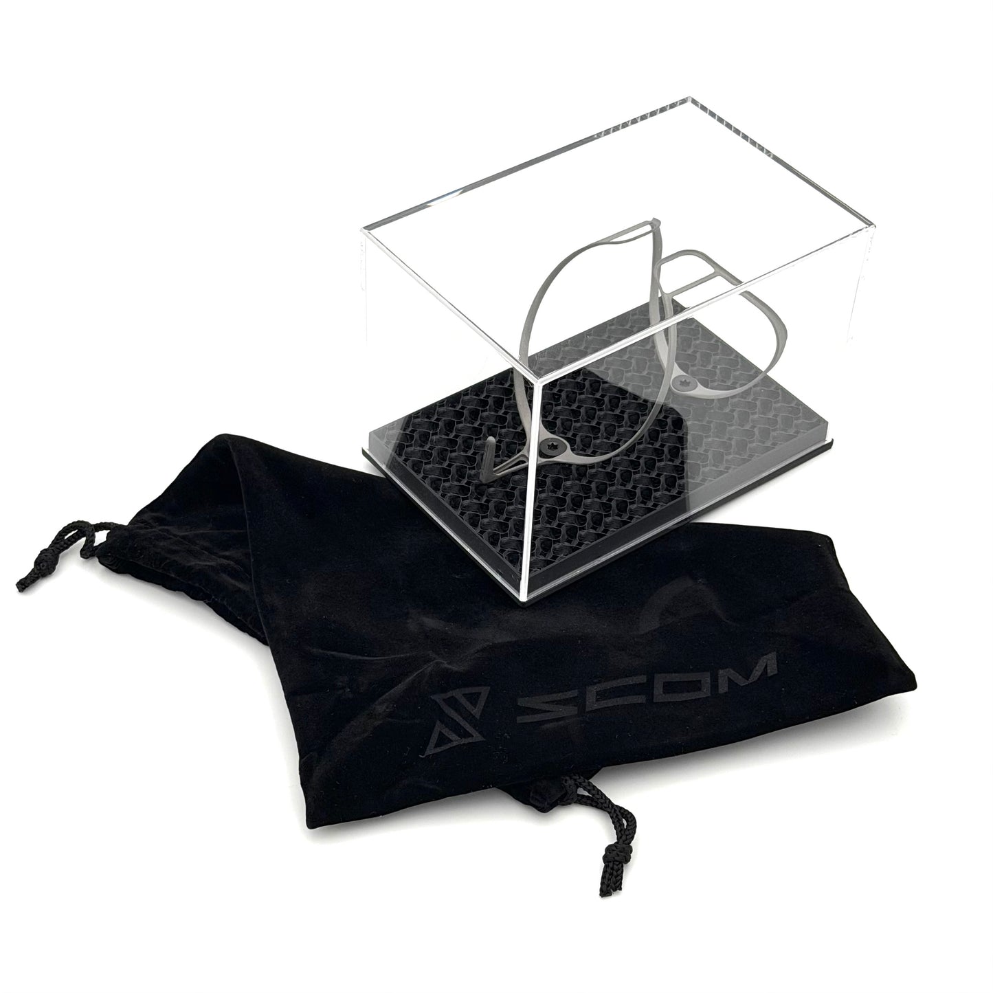 SCOM Titanium 3D Water Bottle Cage