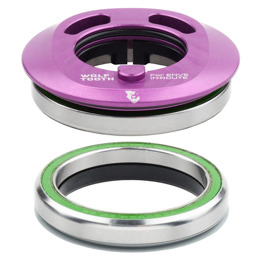 WOLF TOOTH PREMIUM AERO IS52 EN-Route Purple Integrated Headset Set