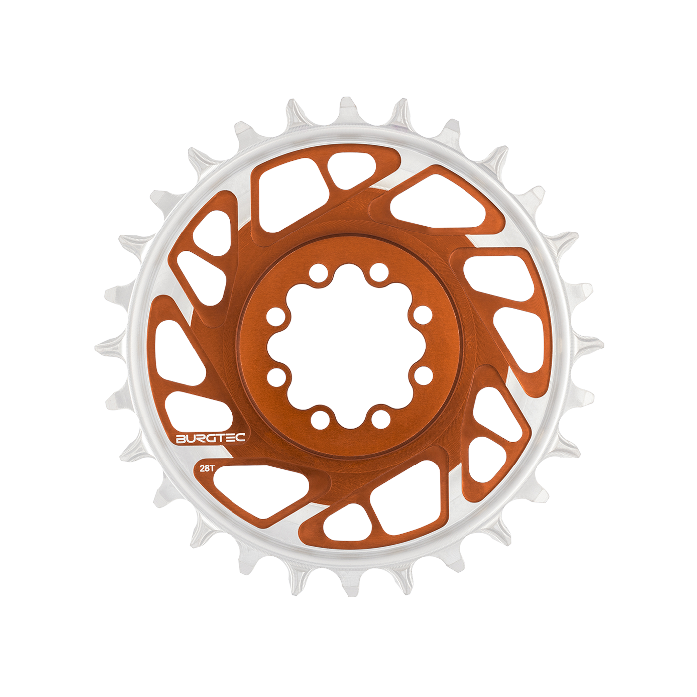 Chainrings Mono BURGTEC THICK THIN 12 Speed BOOST Direct Mount 8 Screws T-Type Narrow Wide Offset 3mm Bronze