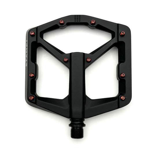 CRANKBROTHERS STAMP 2 Large Flat Pedals Black / Red