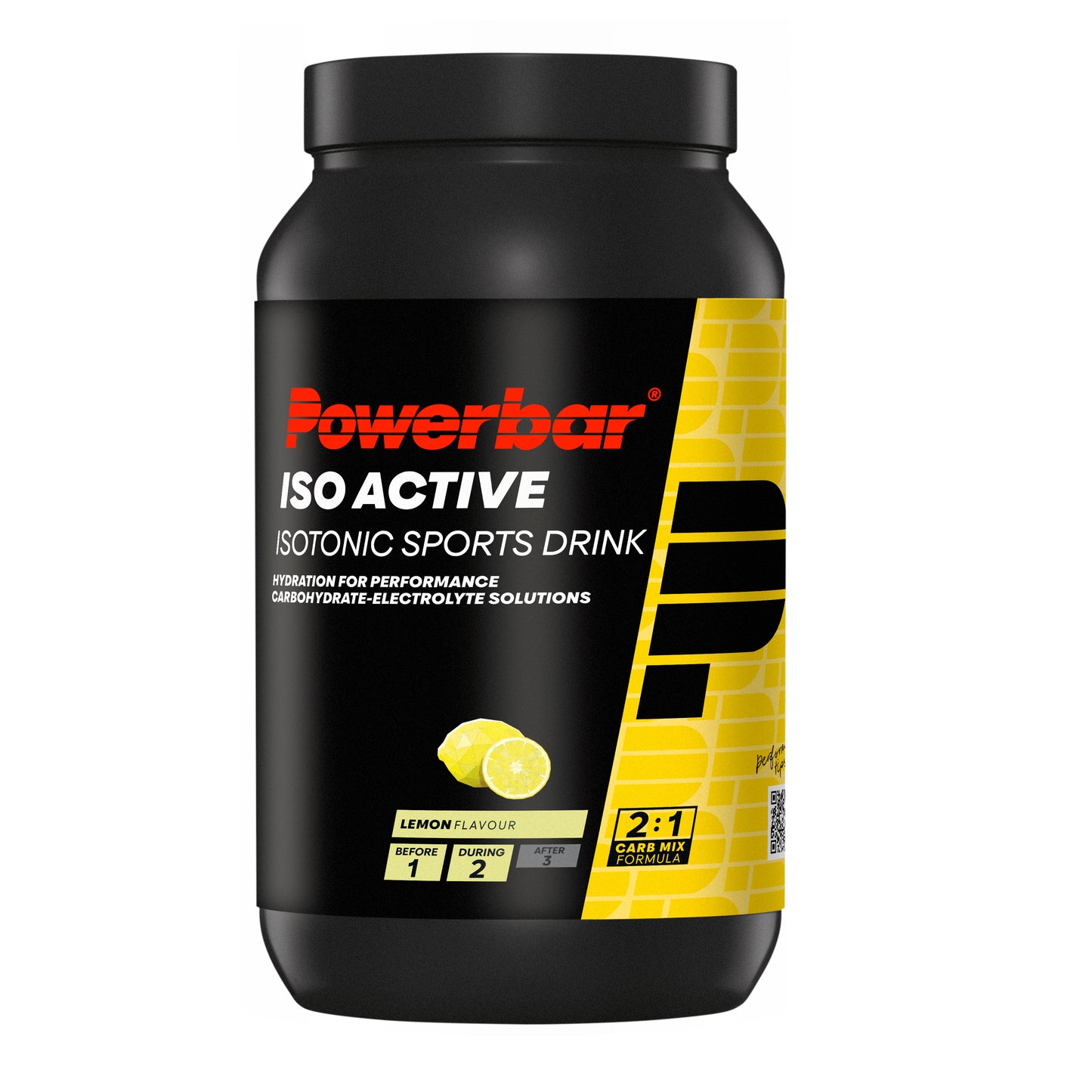 POWERBAR ISOACTIVE Energy Drink (1.3 kg) Lemon