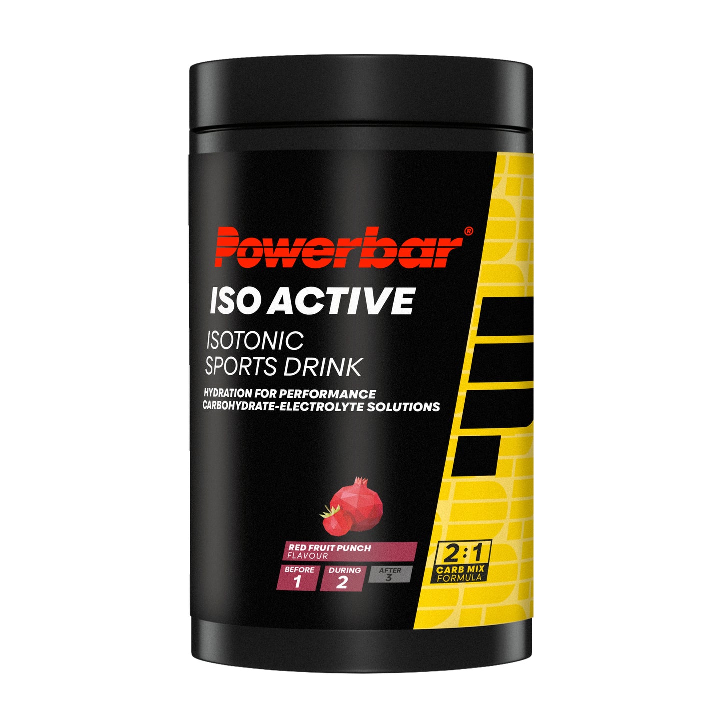 POWERBAR ISOACTIVE Energy Drink (600 g) Red berries