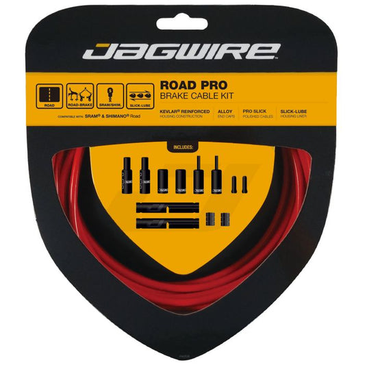 JAGWIRE ROAD PRO Brake Cable and Hose Kit Red