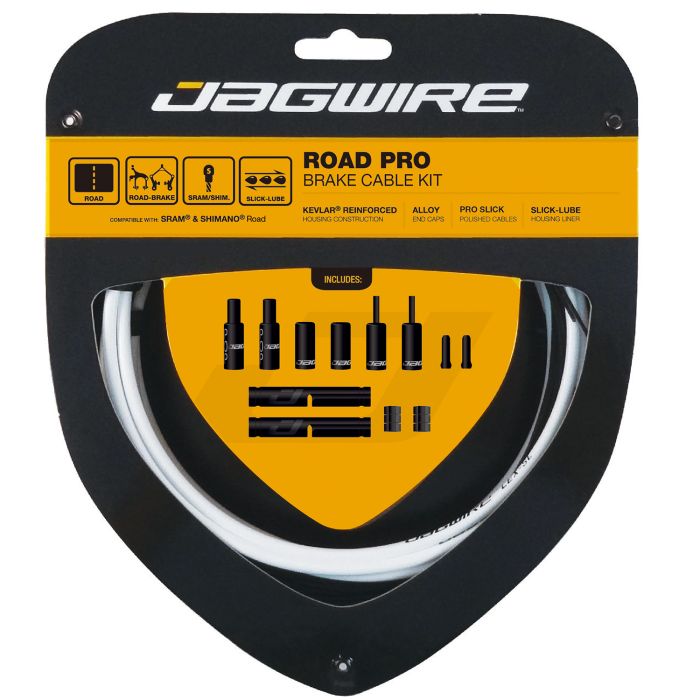 JAGWIRE ROAD PRO Brake Cable and Hose Kit White