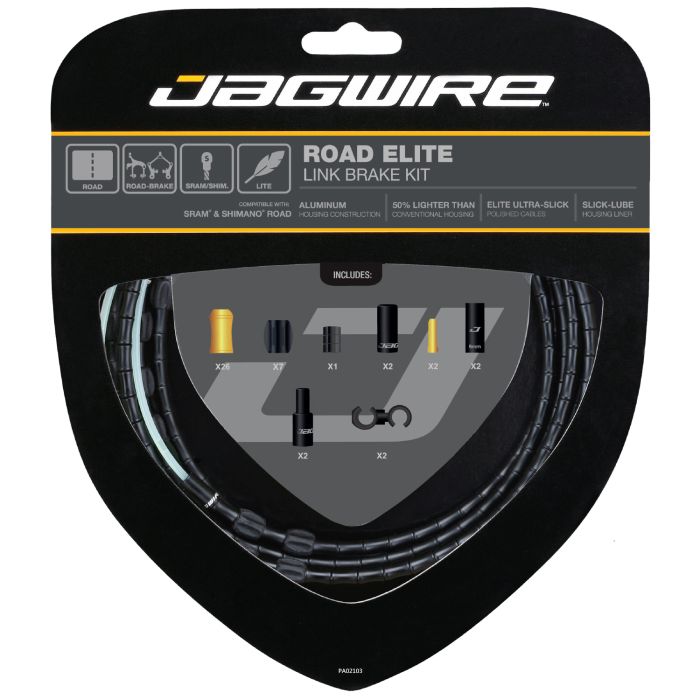 JAGWIRE ROAD ELITE LINK Brake Cable and Hose Kit Black