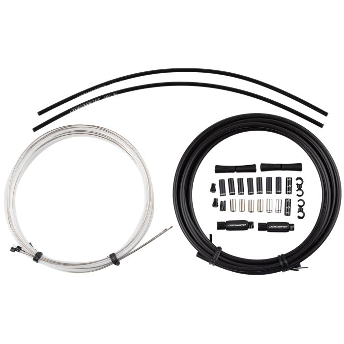 JAGWIRE 2x ELITE SEALED Black Derailleur Cable and Hose Kit