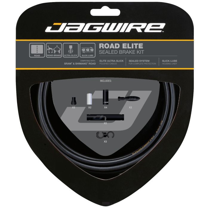 JAGWIRE ROAD ELITE SEALED Brake Cable and Hose Kit Black