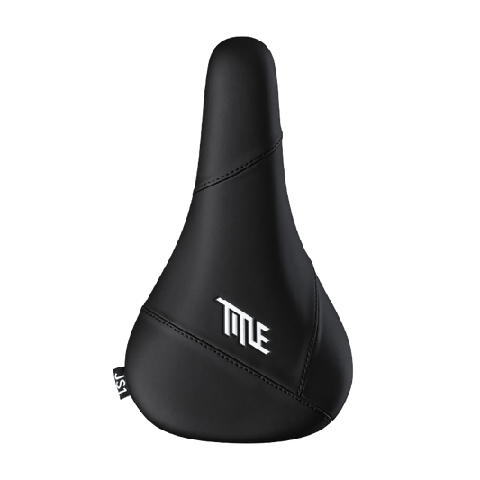 Title JS1 black saddle, top view
