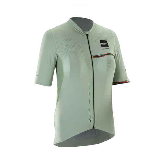 Women's LEATT MTB ENDURANCE 5.0 CARGO Short Sleeve Jersey Green