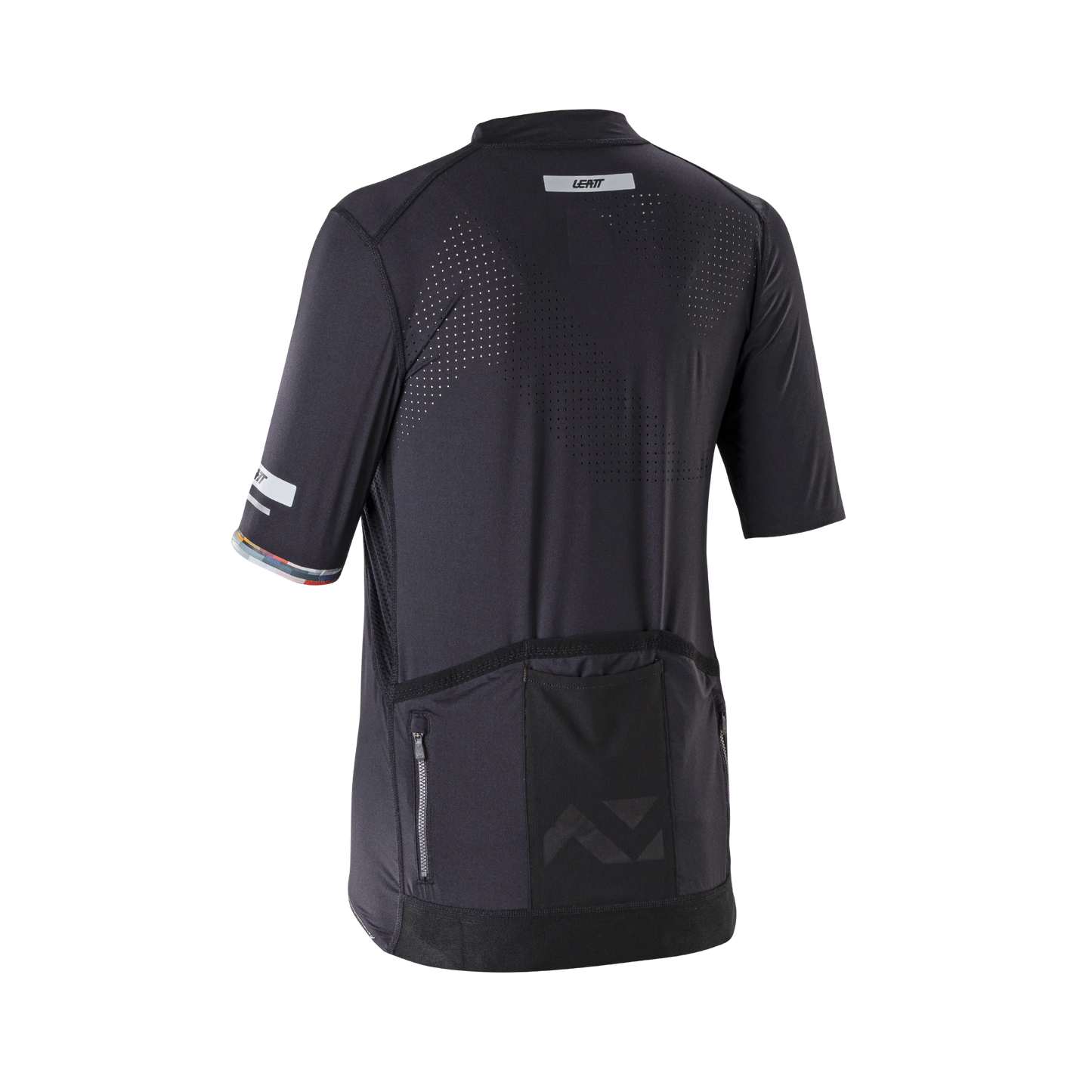 Women's LEATT MTB ENDURANCE 5.0 CARGO Short Sleeve Jersey Black