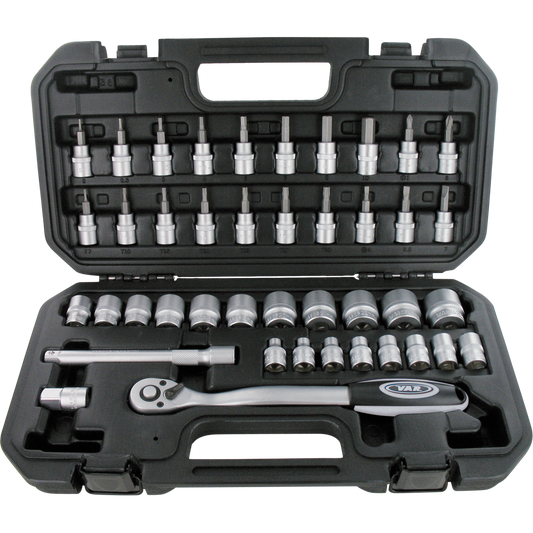 VAR DV-11900 Ratchet Wrench Case (42 pieces)