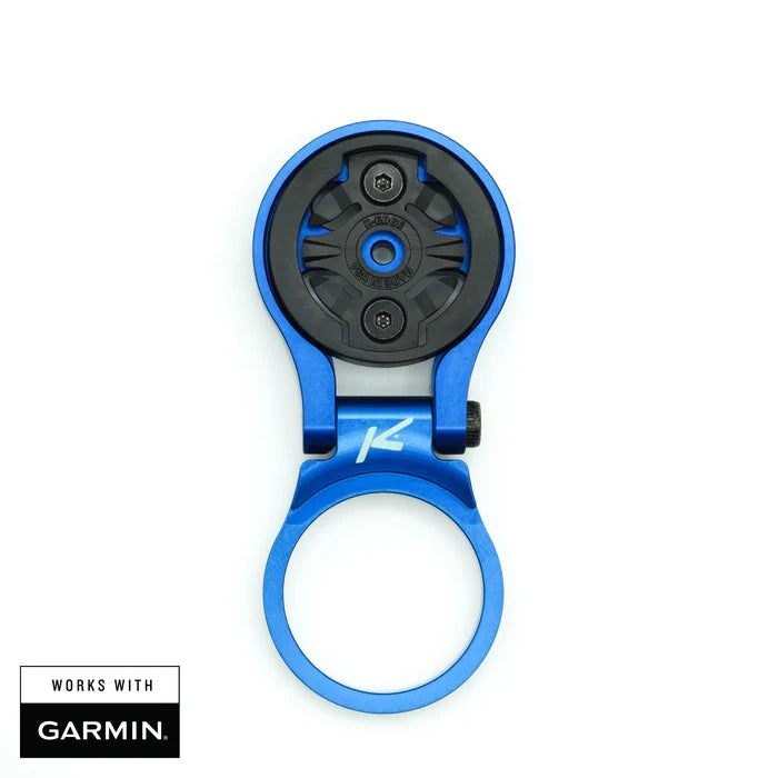 Adjustable Stem Mount for Garmin K-EDGE MTB GPS Blue