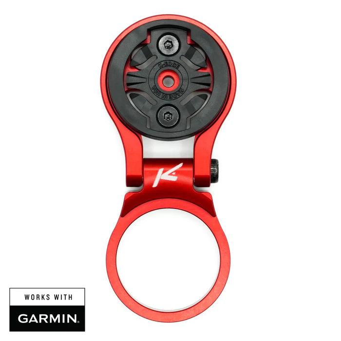 Support de Potence pour GPS Garmin K-EDGE MTB Ajustable Rouge