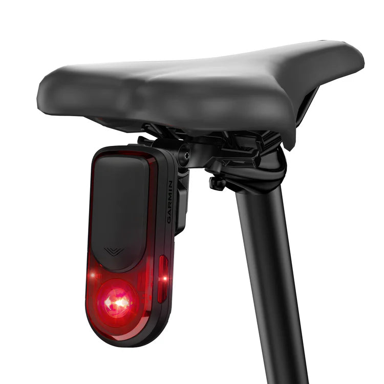 Radar support on KOM Cycling saddle rails