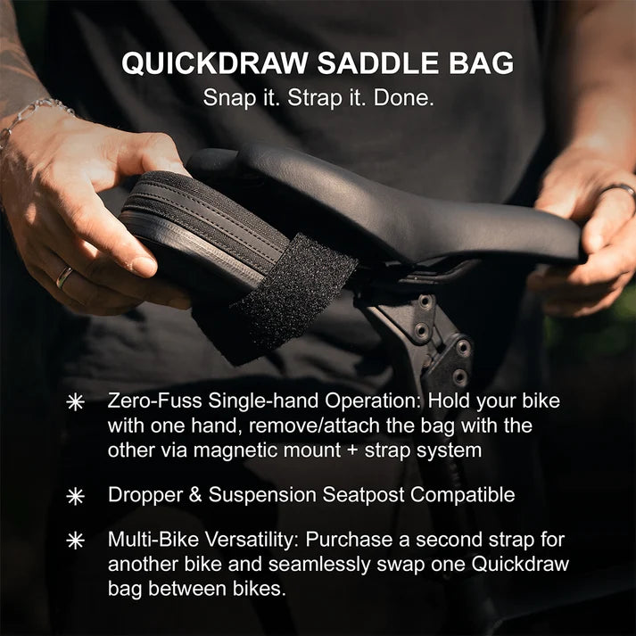 REDSHIFT QUICKDRAW Saddle Bag Medium Black