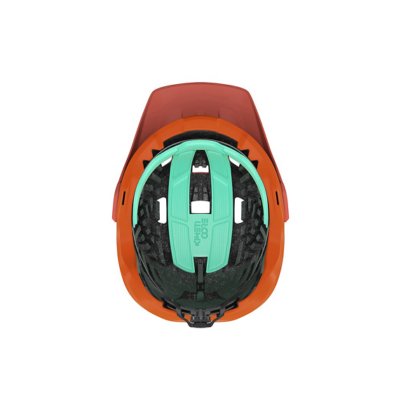 MTB helmet LAZER JACKAL KINETICORE Orange Rust