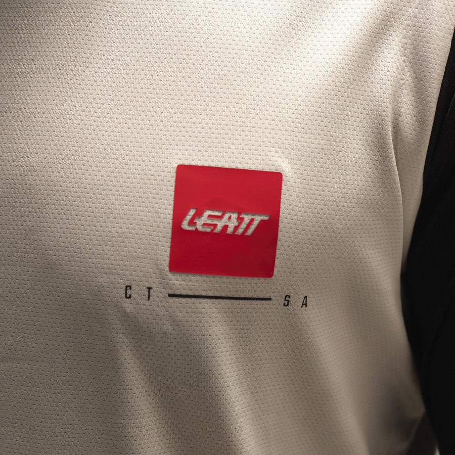 LEATT MTB Gravity 2.0 Long Sleeve Jersey White/Black