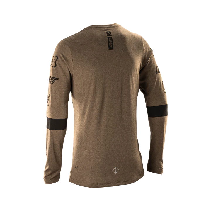 LEATT MTB Gravity 3.0 Long Sleeve Brown Jersey
