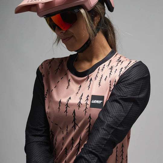 Women's LEATT MTB TRAIL 3.0 Long Sleeve Jersey Pink