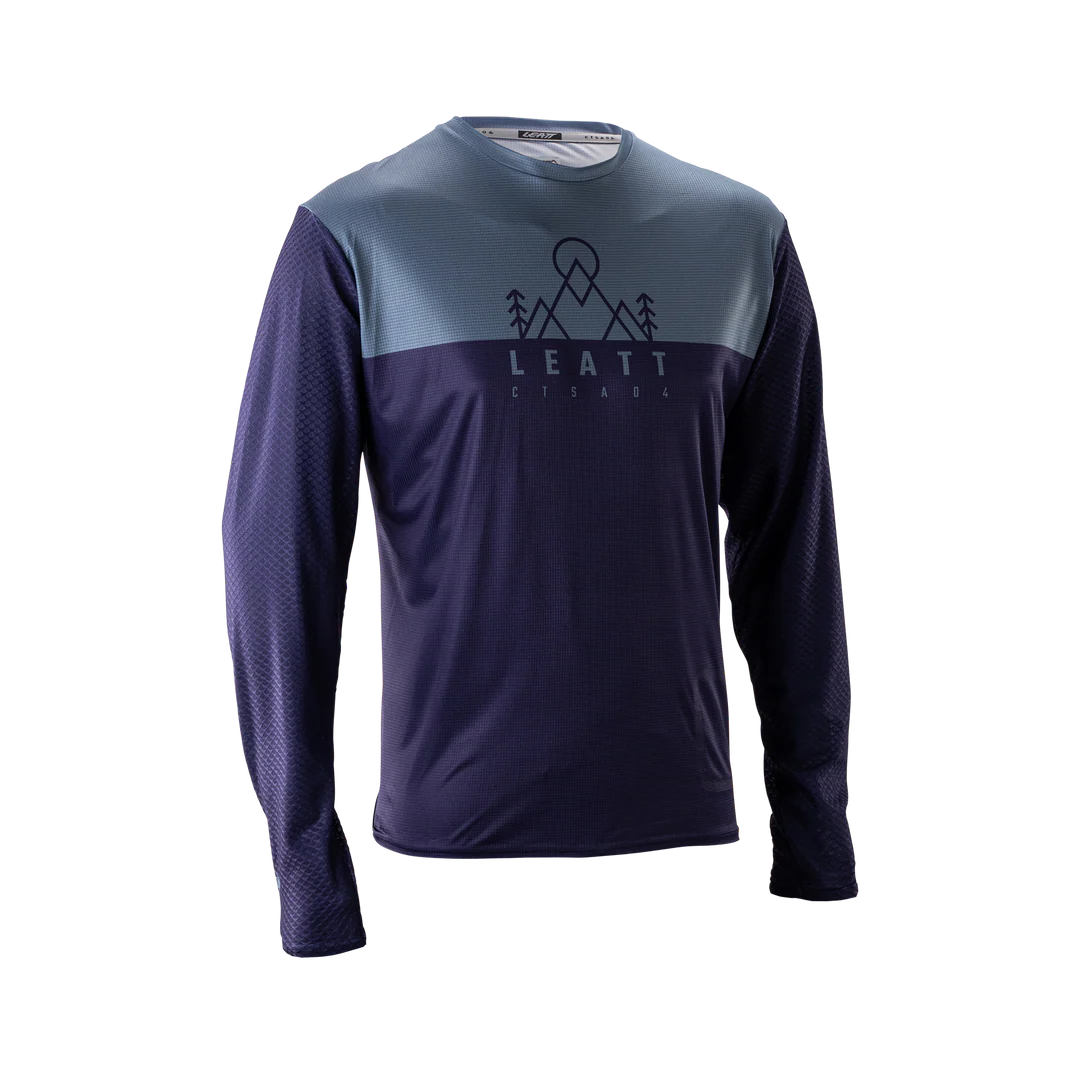 LEATT MTB TRAIL 3.0 Long Sleeve Jersey Blue