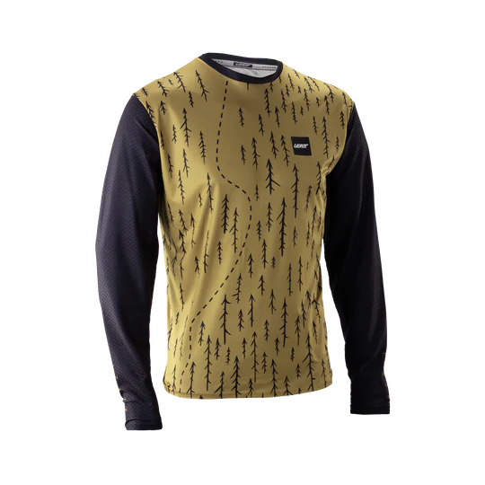 LEATT MTB TRAIL 3.0 Long Sleeve Brown Jersey