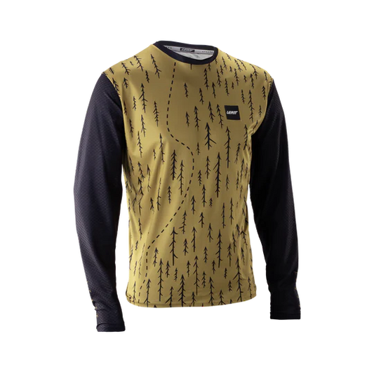 LEATT MTB TRAIL 3.0 Long Sleeve Brown Jersey
