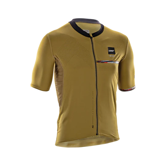 LEATT MTB ENDURANCE 5.0 CARGO Short Sleeve Brown Jersey