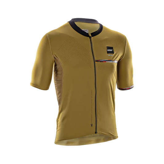 LEATT MTB ENDURANCE 5.0 CARGO Short Sleeve Brown Jersey