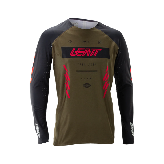 LEATT MTB GRAVITY 5.0 Long Sleeve Brown Jersey