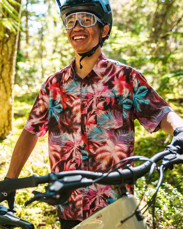 DHARCO TECH NEBULA Short Sleeve Shirt Pink