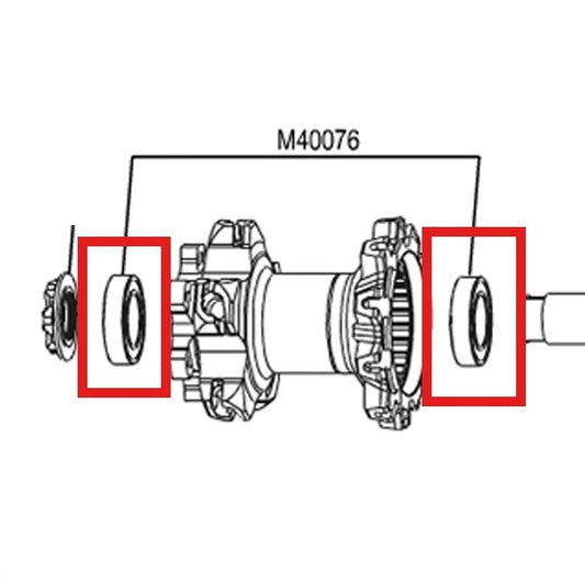 Mavic 6903 Front Wheel Bearings