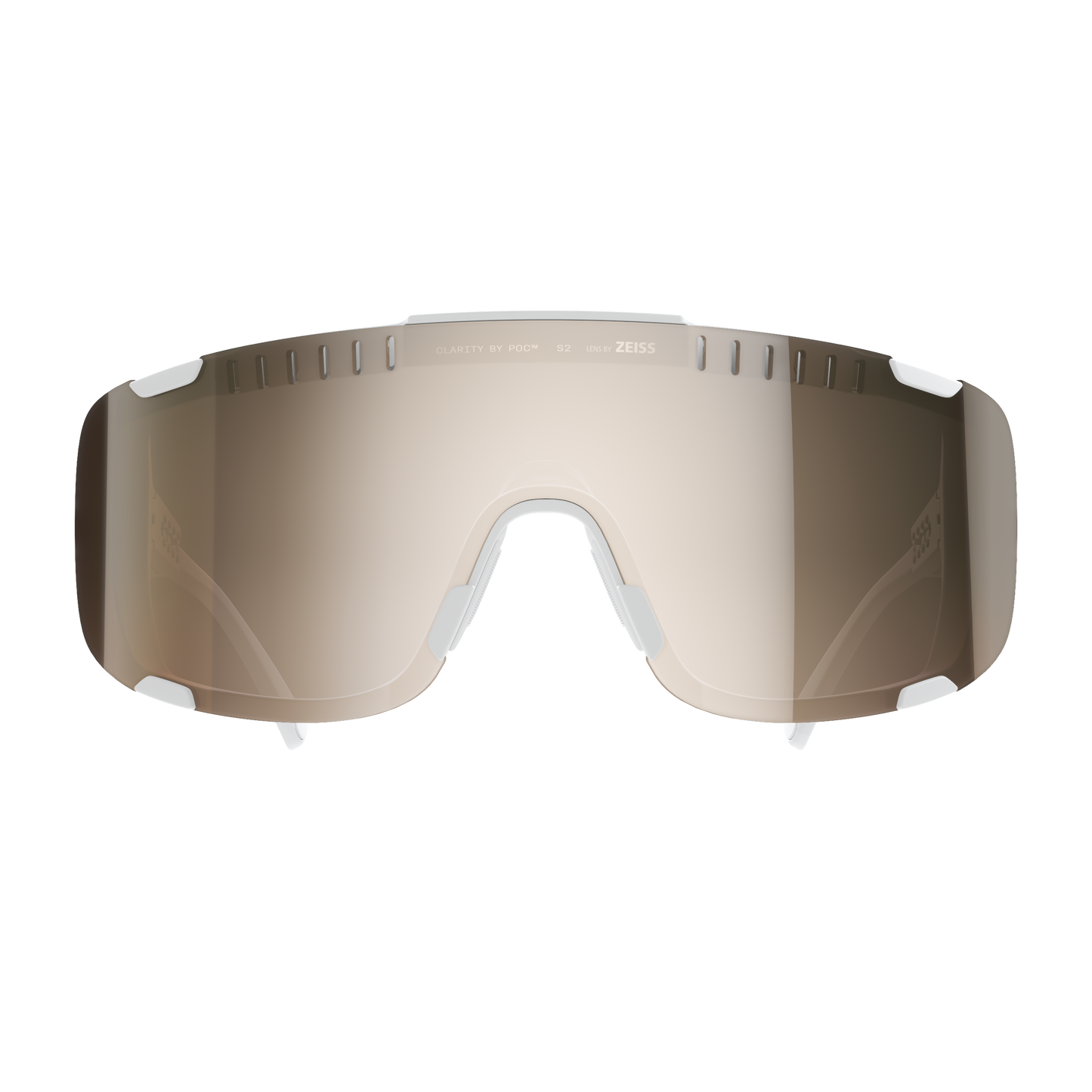 POC DEVOUR MID + White Goggles Clarity Trail / Sunny Silver Lens