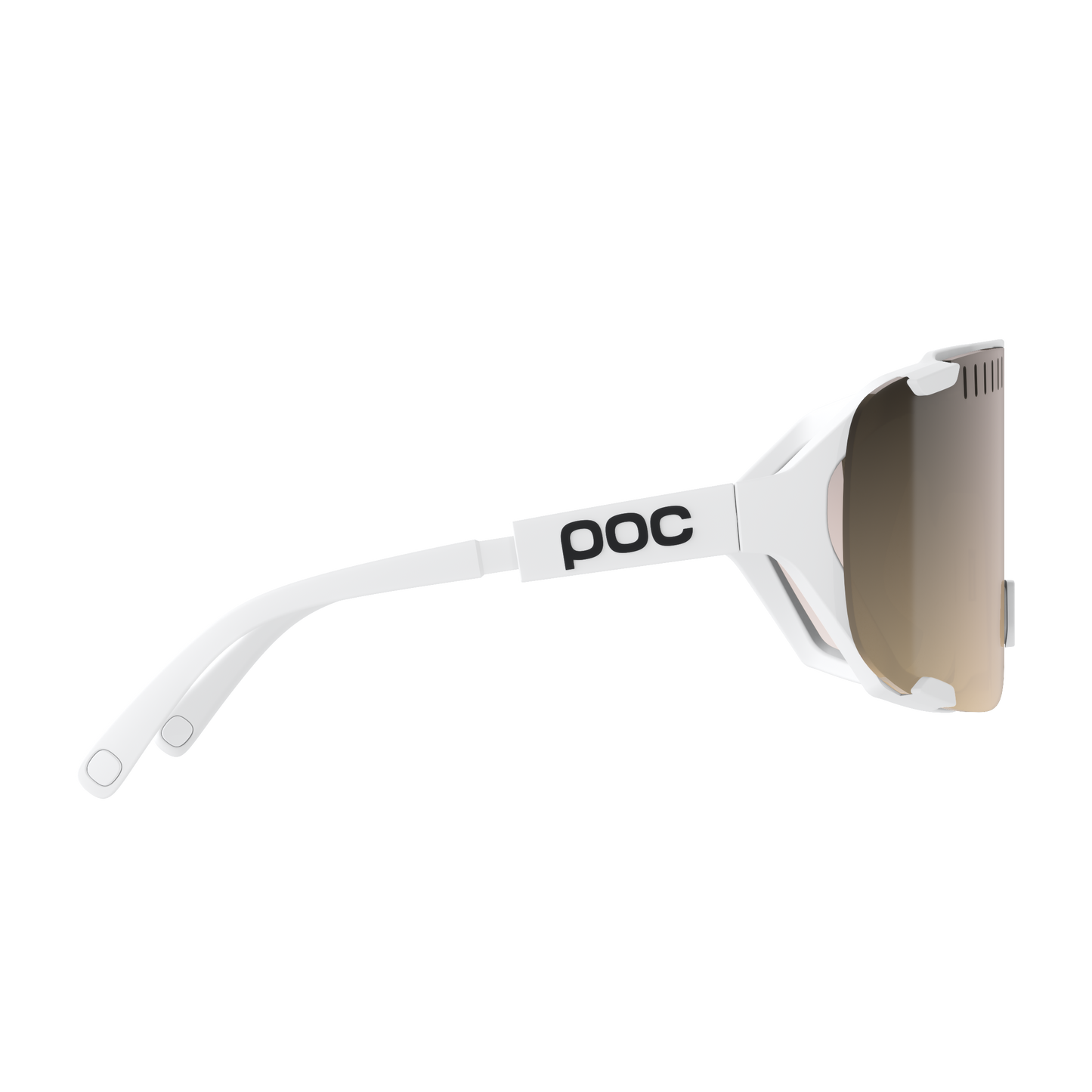POC DEVOUR MID + White Goggles Clarity Trail / Sunny Silver Lens