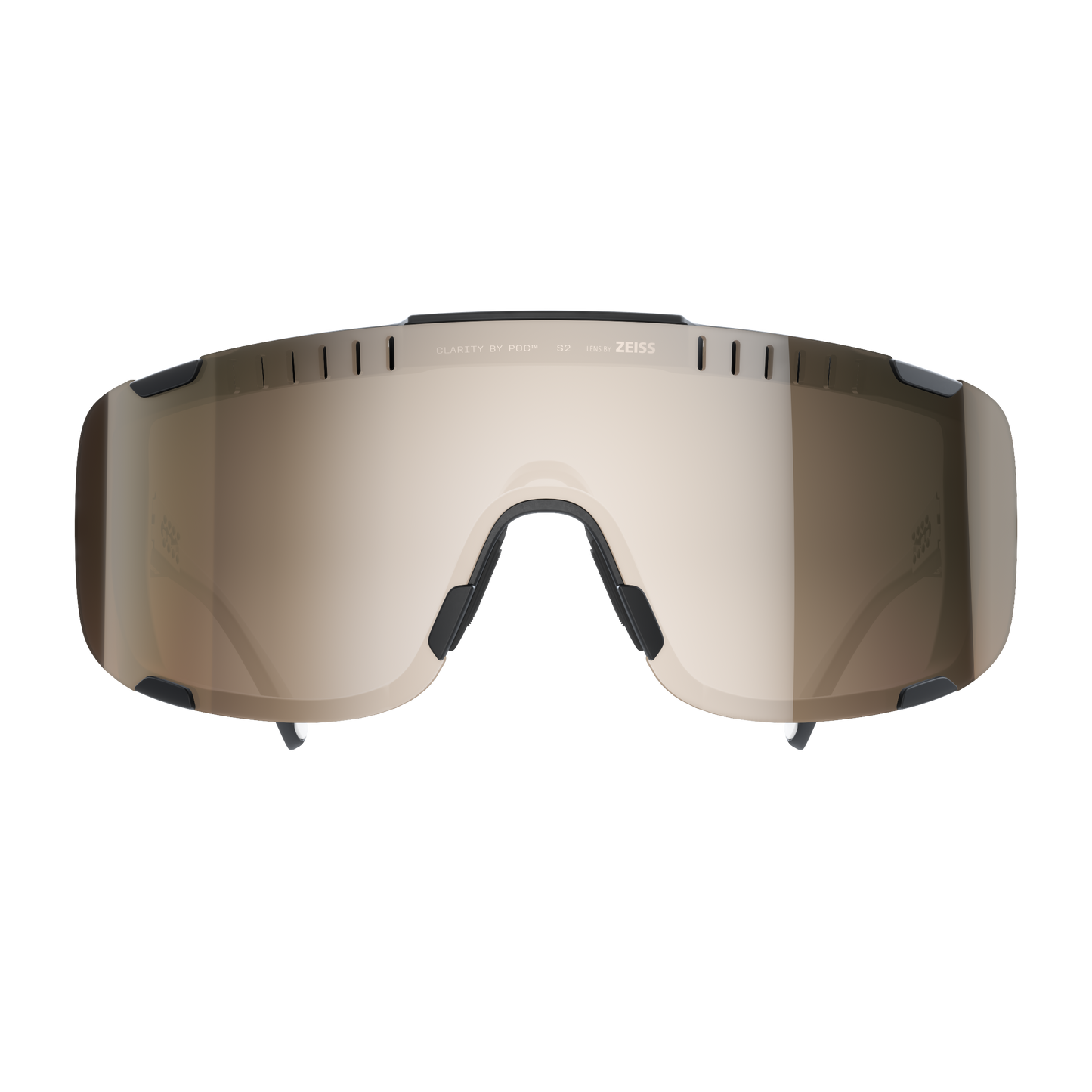 POC DEVOUR MID + Black Glasses Clarity Trail Partly Sunny Silver